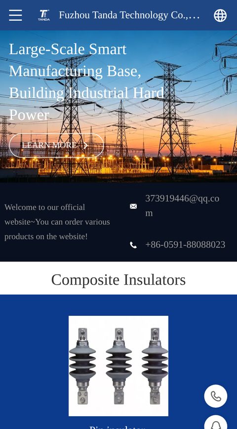 TANDA - Case website thiết bị điện cách điện composite