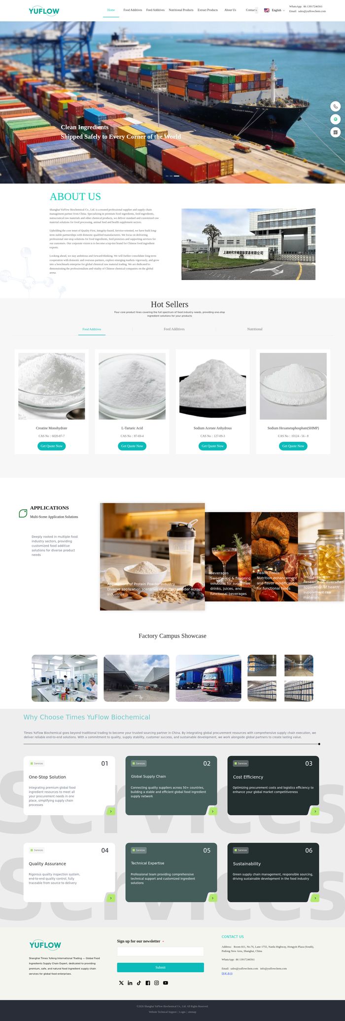 YUFLOW CHEM - Case website thiết bị hóa chất