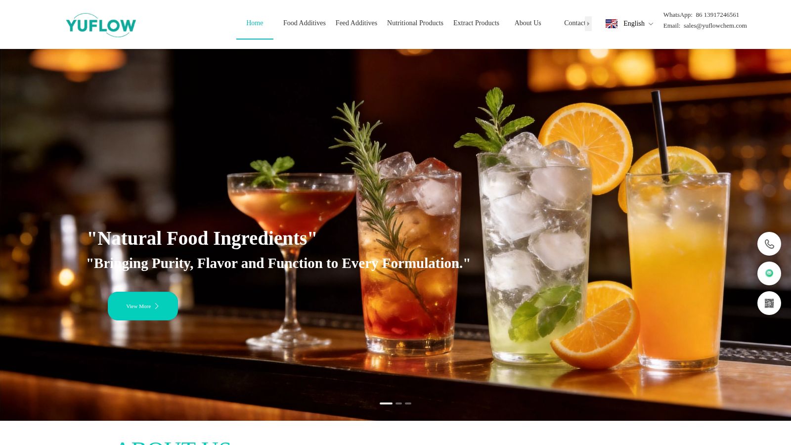 Ảnh chụp Trang chủ website YuFlow